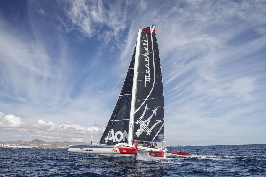 Maserati Multi 70 and Giovanni Soldini ready for RORC Transatlantic Race